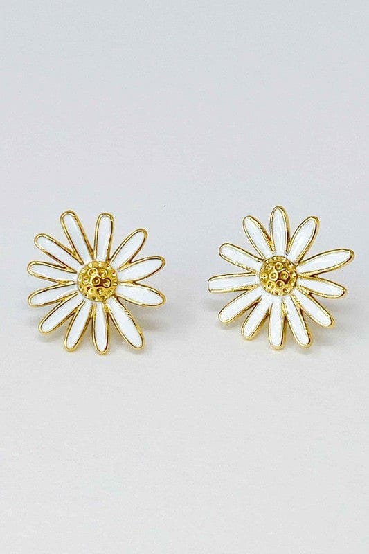 Ellison and Young White / OS Sweet Daisy Earrings