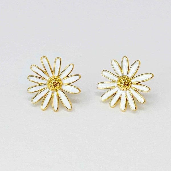 Ellison and Young White / OS Sweet Daisy Earrings