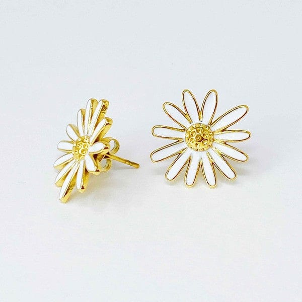 Ellison and Young White / OS Sweet Daisy Earrings