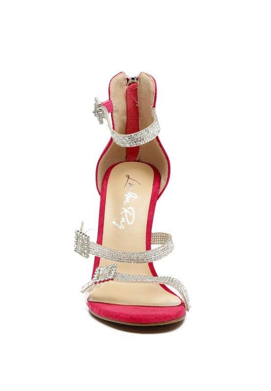 Rag Company INES BLING STRAP HIGH HEEL SANDALS