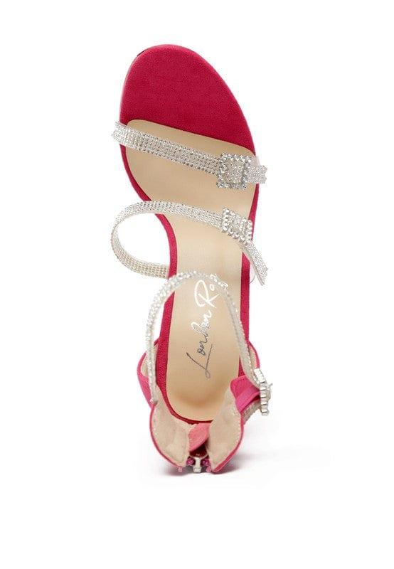 Rag Company INES BLING STRAP HIGH HEEL SANDALS