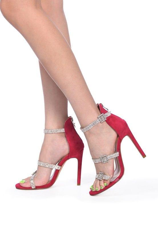 Rag Company INES BLING STRAP HIGH HEEL SANDALS