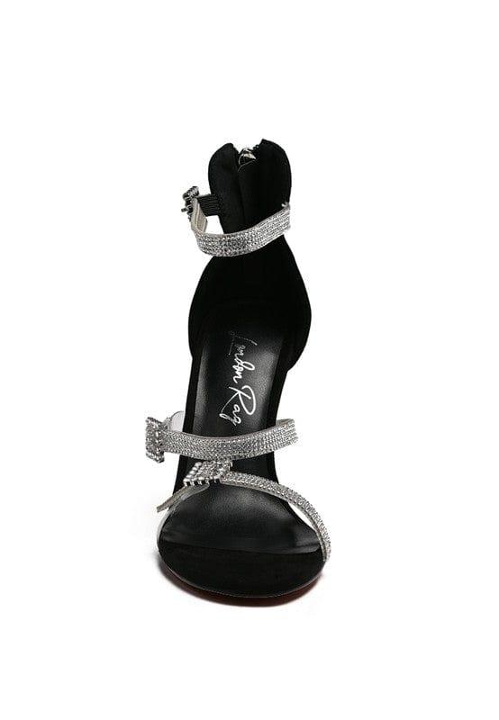 Rag Company INES BLING STRAP HIGH HEEL SANDALS