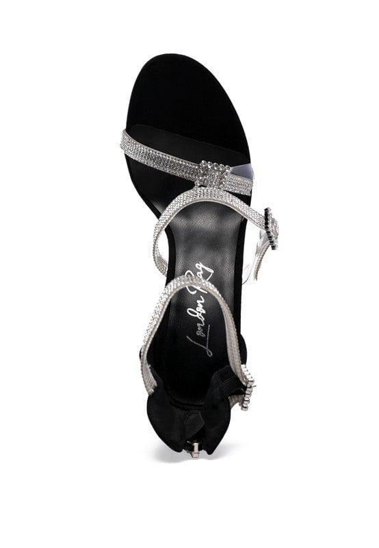 Rag Company INES BLING STRAP HIGH HEEL SANDALS