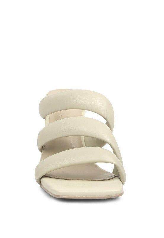 Rag Company Kywe Textured Heel Chunky Strap Sandals