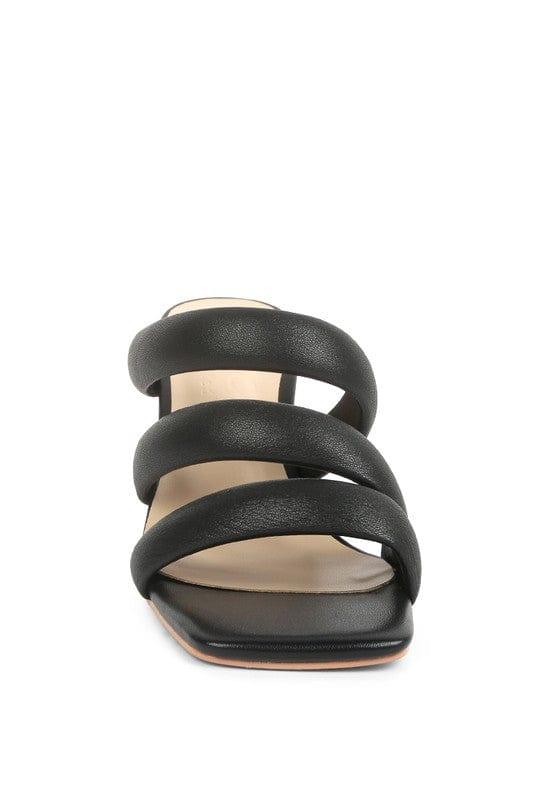 Rag Company Kywe Textured Heel Chunky Strap Sandals