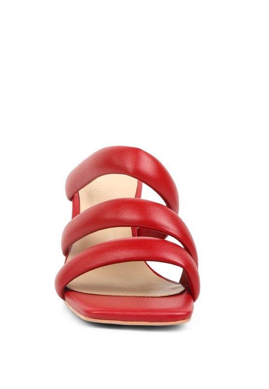 Rag Company Kywe Textured Heel Chunky Strap Sandals