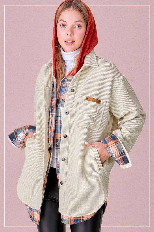 La Miel ECRU / S Madera Shacket