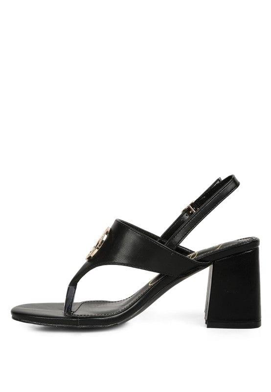 Rag Company Monde Block Heel Thong Sandals
