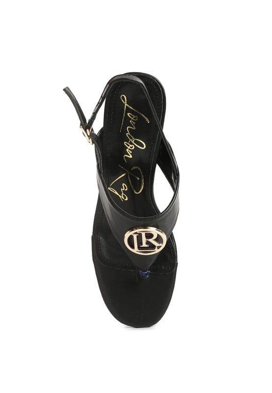 Rag Company Monde Block Heel Thong Sandals