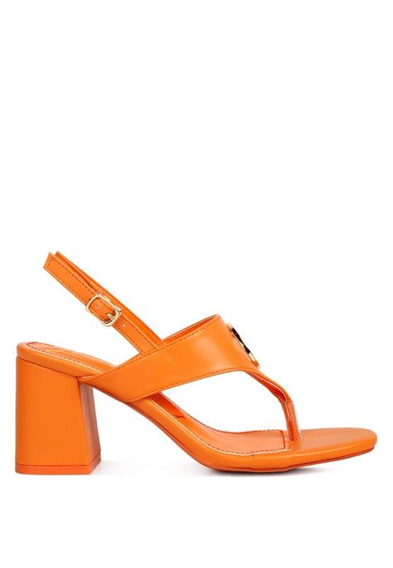 Rag Company Monde Block Heel Thong Sandals