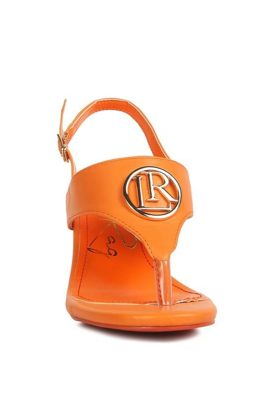 Rag Company Monde Block Heel Thong Sandals