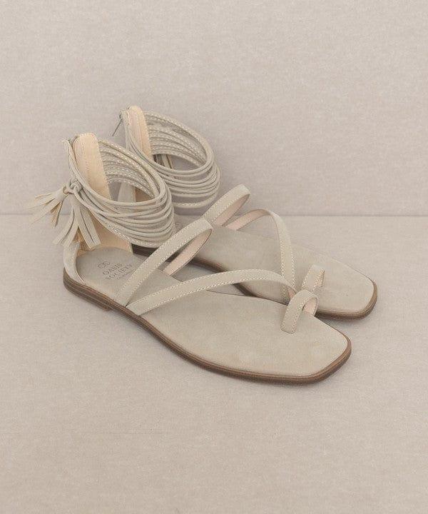 KKE Originals OASIS SOCIETY Abril - Strappy Ankle Wrap Sandal