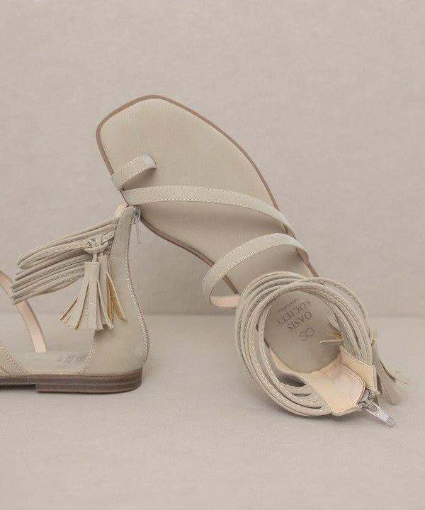 KKE Originals OASIS SOCIETY Abril - Strappy Ankle Wrap Sandal