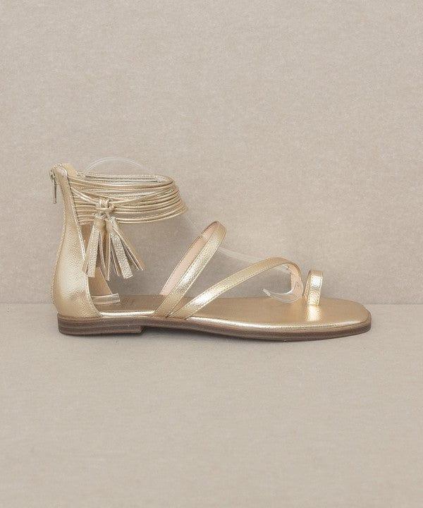 KKE Originals OASIS SOCIETY Abril - Strappy Ankle Wrap Sandal