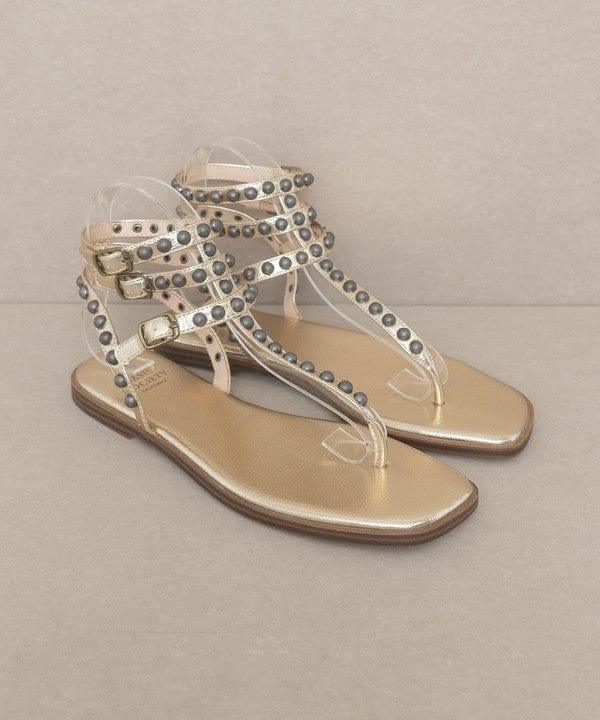 KKE Originals GOLD / 6 OASIS SOCIETY Oaklyn - Studded Gladiator Sandal
