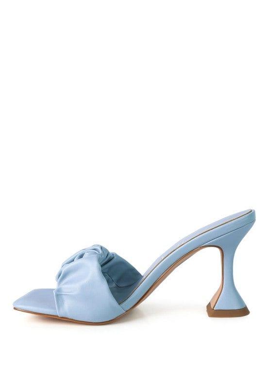 Rag Company REBEL SPOOL HEELED RUCHED SANDALS