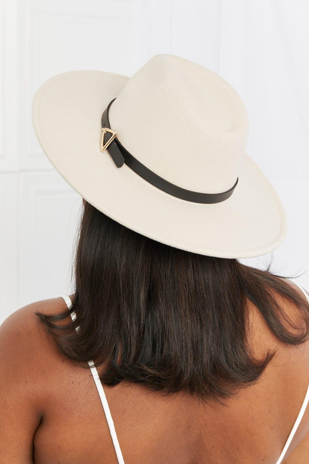 Fame ACCESSORIES Beige / One Size Fame Ride Along Fedora Hat
