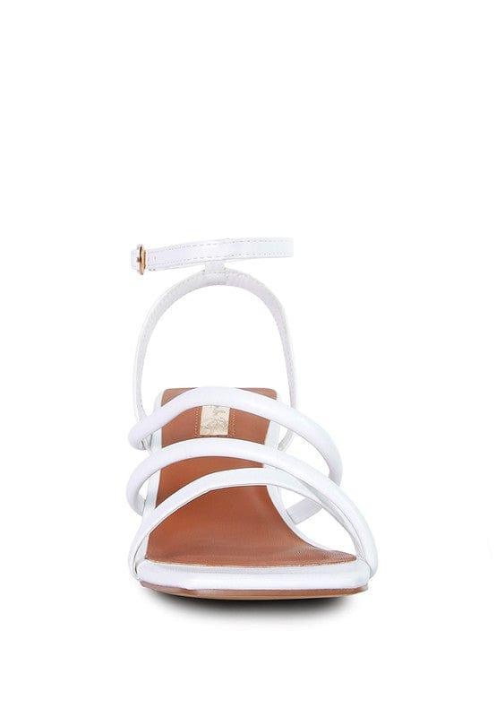 Rag Company SANDALS Right Pose Croc Mid Block Heel Casual Sandals