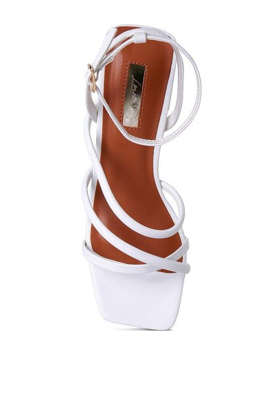 Rag Company SANDALS Right Pose Croc Mid Block Heel Casual Sandals