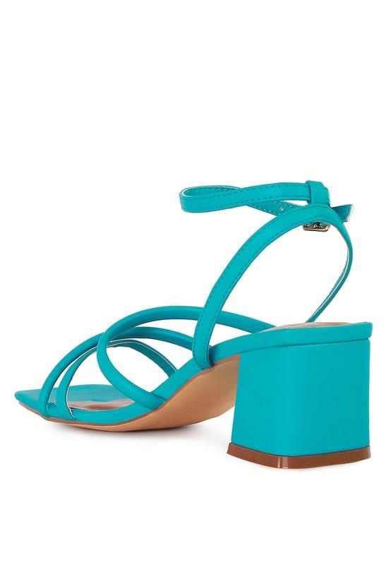 Rag Company SANDALS Right Pose Croc Mid Block Heel Casual Sandals