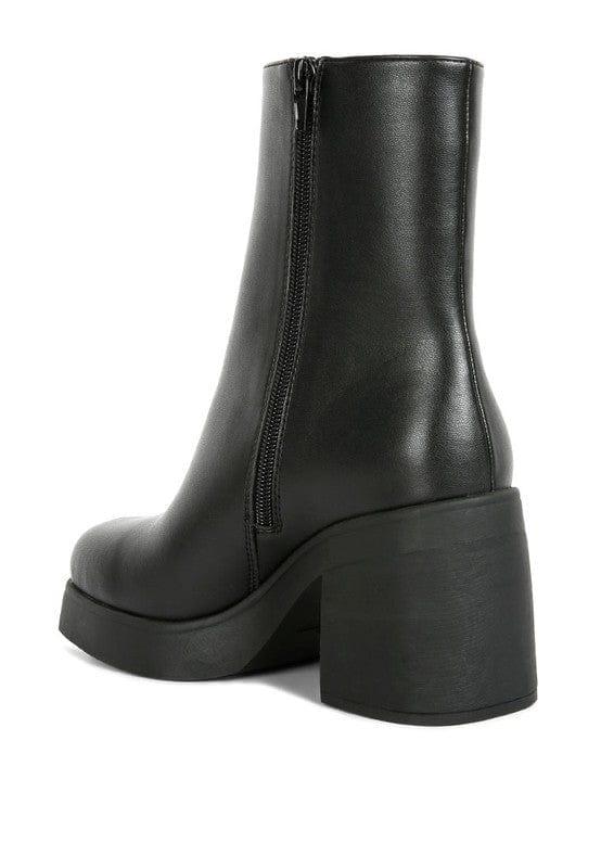 Rag Company Sins Collar High Ankle Platform Boots