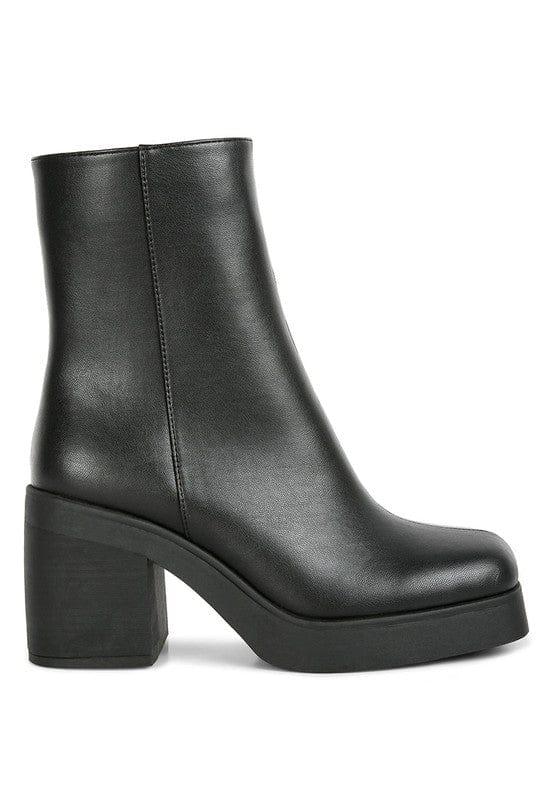 Rag Company Sins Collar High Ankle Platform Boots