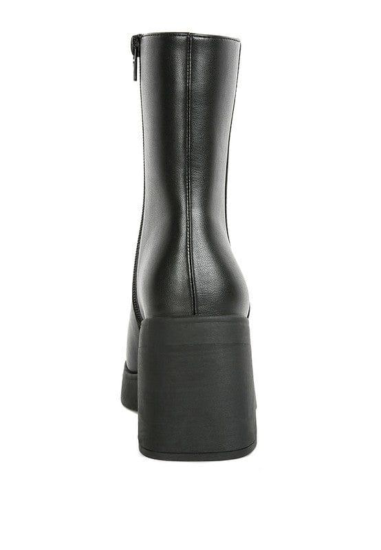 Rag Company Sins Collar High Ankle Platform Boots