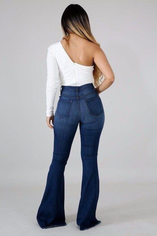 GJG Denim Skylar Flare Jean in Dark Wash