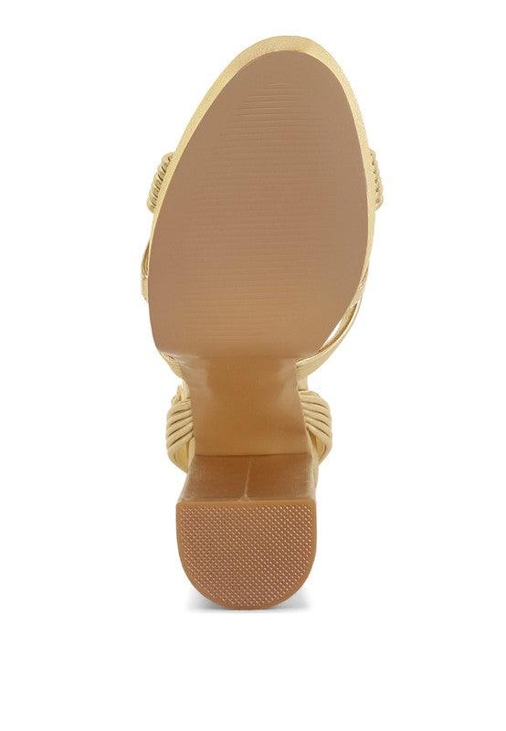 Splendid Cross Strap High Heeled Sandals - SAVLUXE