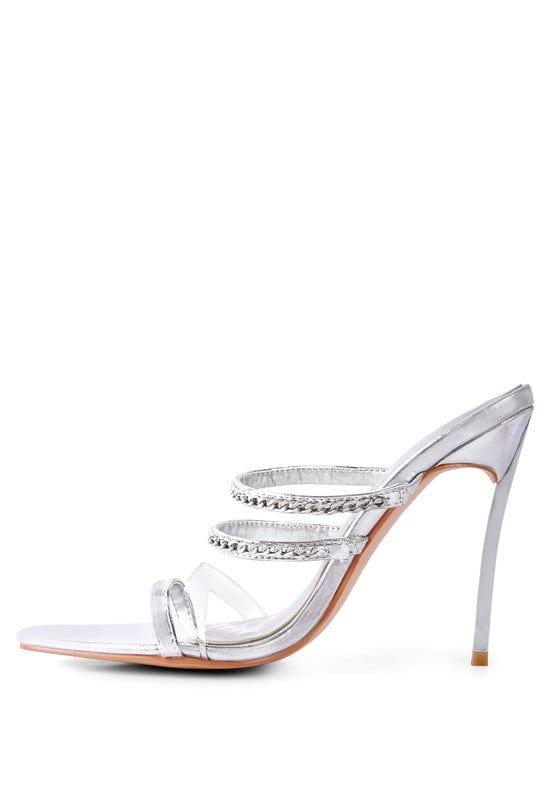 Rag Company TICKLE ME HIGH HEELED TOE RING SANDALS