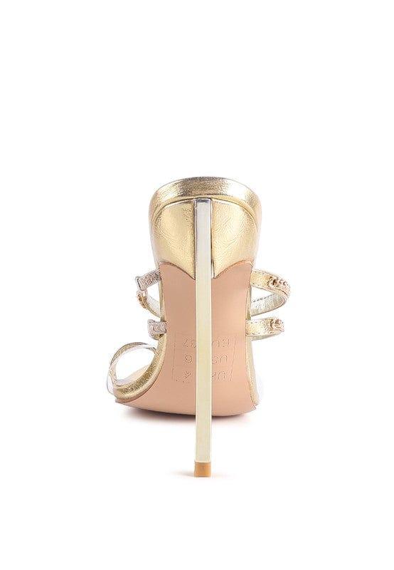 Rag Company TICKLE ME HIGH HEELED TOE RING SANDALS