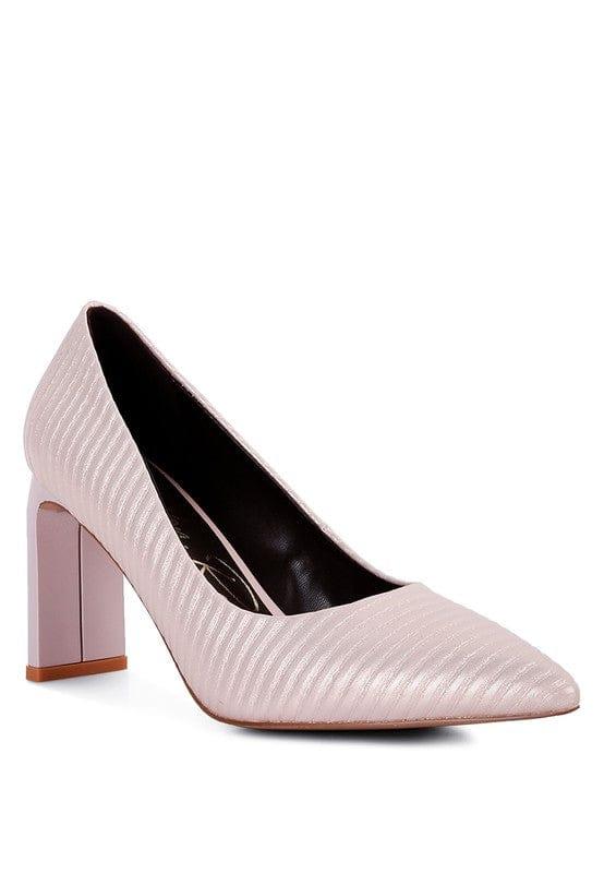 Rag Company BEIGE / 5 Tickles Italian Block Heeled Sandals