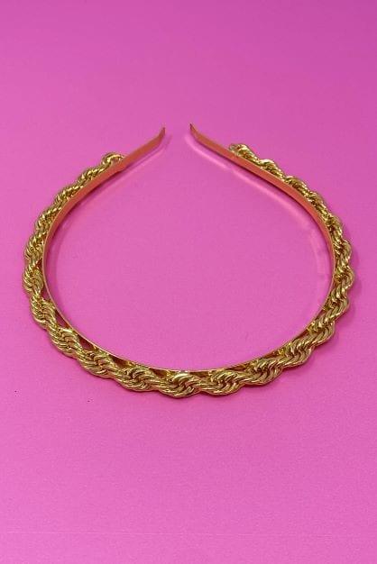 Ellison and Young Gold / OS Twist & Shout Chain Headband