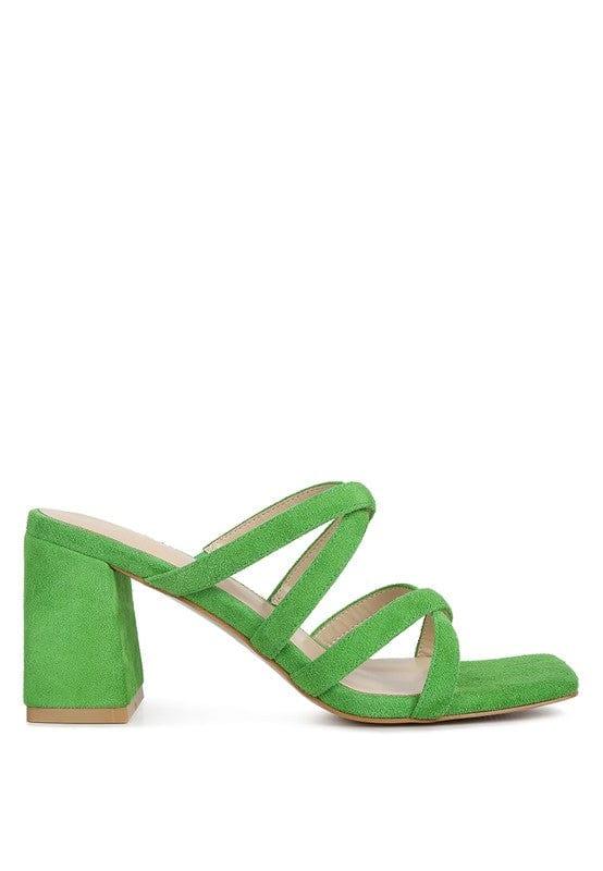 Rag Company VALENTINA Strappy Casual Block Heel Sandals
