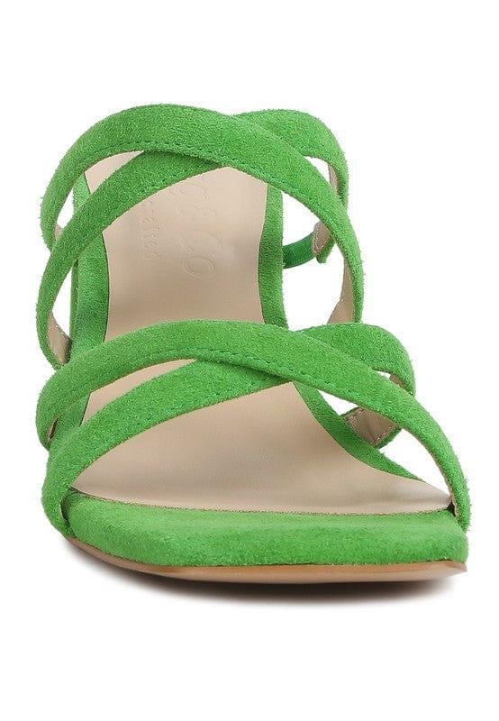 Rag Company VALENTINA Strappy Casual Block Heel Sandals