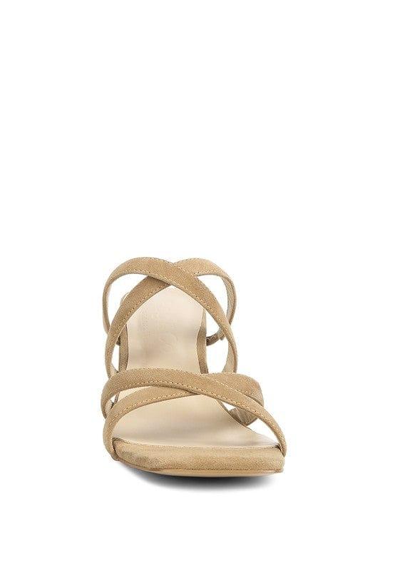Rag Company VALENTINA Strappy Casual Block Heel Sandals