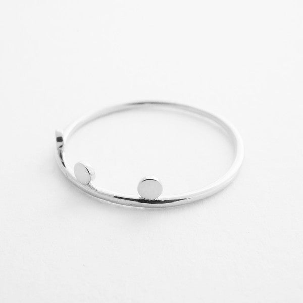 Morse Code Dotted Ring