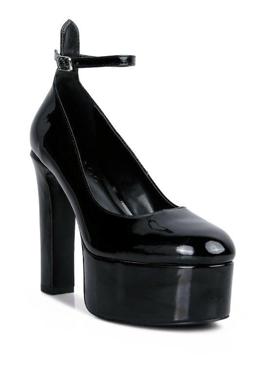 Rag Company Black / 5 Babe Heaven Patent Pu Maryjane Sandals