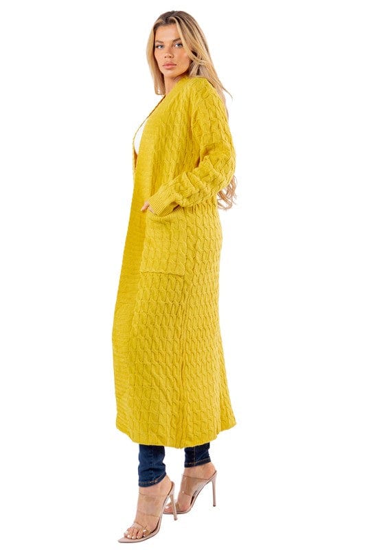 By Claude LONG MAXI SWEATER CARDIGAN