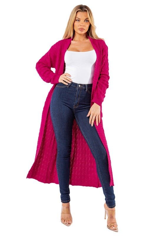 By Claude Sweater LONG MAXI SWEATER CARDIGAN