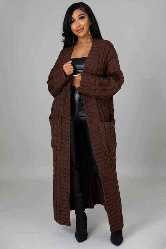 By Claude Sweater LONG MAXI SWEATER CARDIGAN