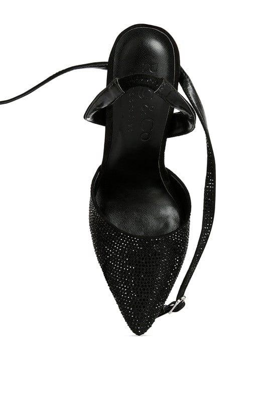 Rag Company Shoes Charmer Rhinestone Embellished Stiletto Sandals