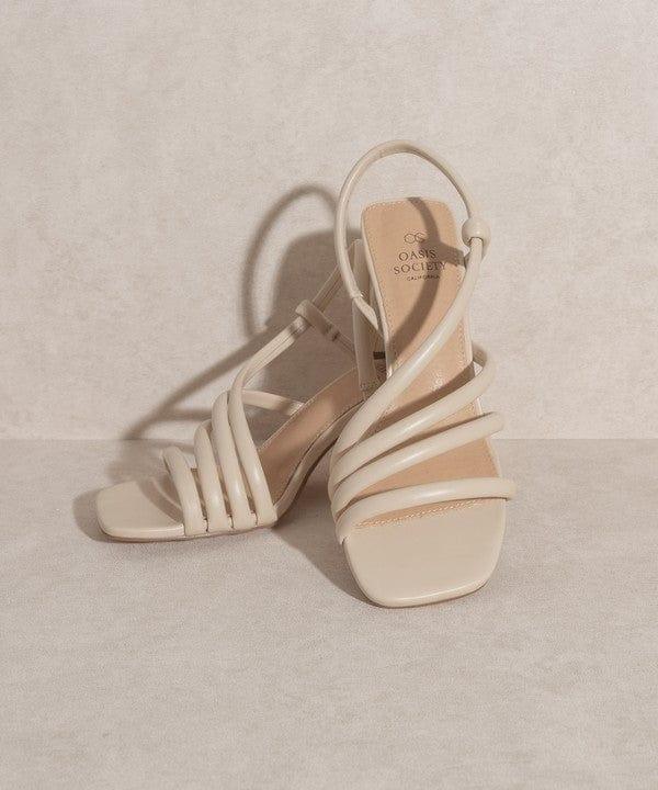 KKE Originals Shoes BEIGE / 7.5 Clover Wooden Heel Sandal For Women
