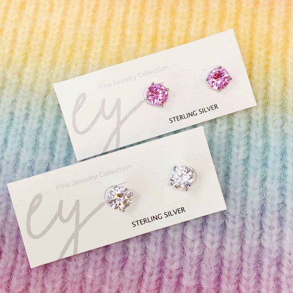 Ellison and Young JEWELRY Exceptional Cut Sterling Silver Stud Earrings