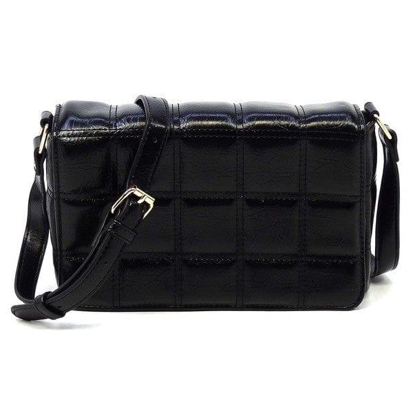 Fashion World BLACK / one Fashion Quilted Crossbody Bag