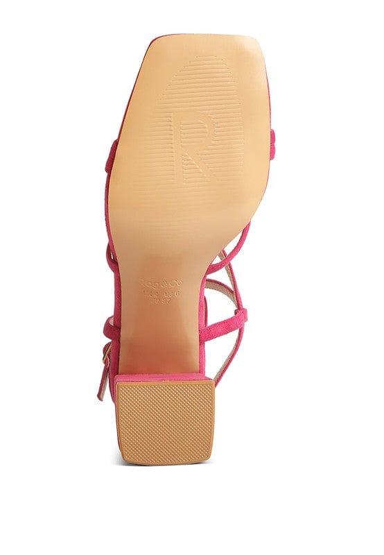 Rag Company Fiorella Strappy Block Heel Sandals
