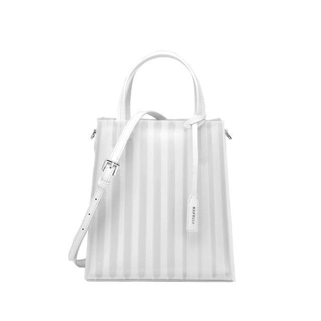 SAVLUXE Handbags White / (20cm<Max Length<30cm) Her High Fashion Trendy Jelly Bag