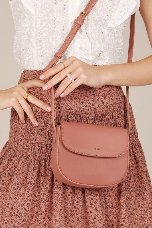 Lilou Bags | Handbags DUST PINK / MINI Lady's crossbody mini bag
