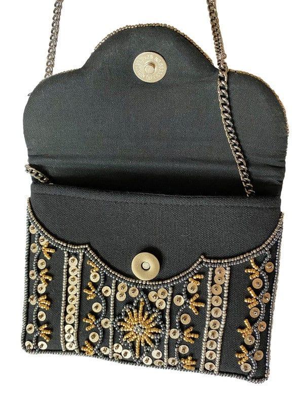 Ole Black / Free Midnight Dream Beaded Clutch Handbags LMC-103